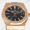 Super Clone Audemars Piguet Royal Oak Selfwinding 15400OR 41mm Rose Gold Steel — side profile