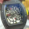 Super Clone Richard Mille RM 35 Richard Mille Americas Toro 42mm Black Ceramic – — side profile