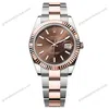 Super Clone Rolex Datejust Chocolate Dial 126331 Oyster 41 mm