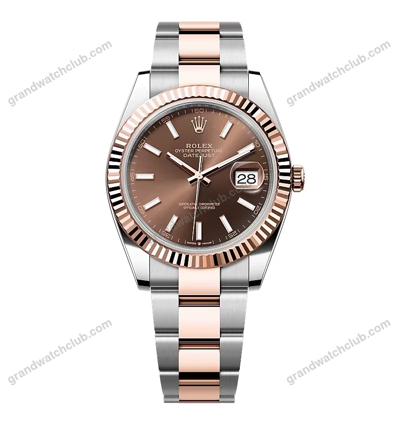 Super Clone Rolex Datejust Chocolate Dial 126331 Oyster 41 mm