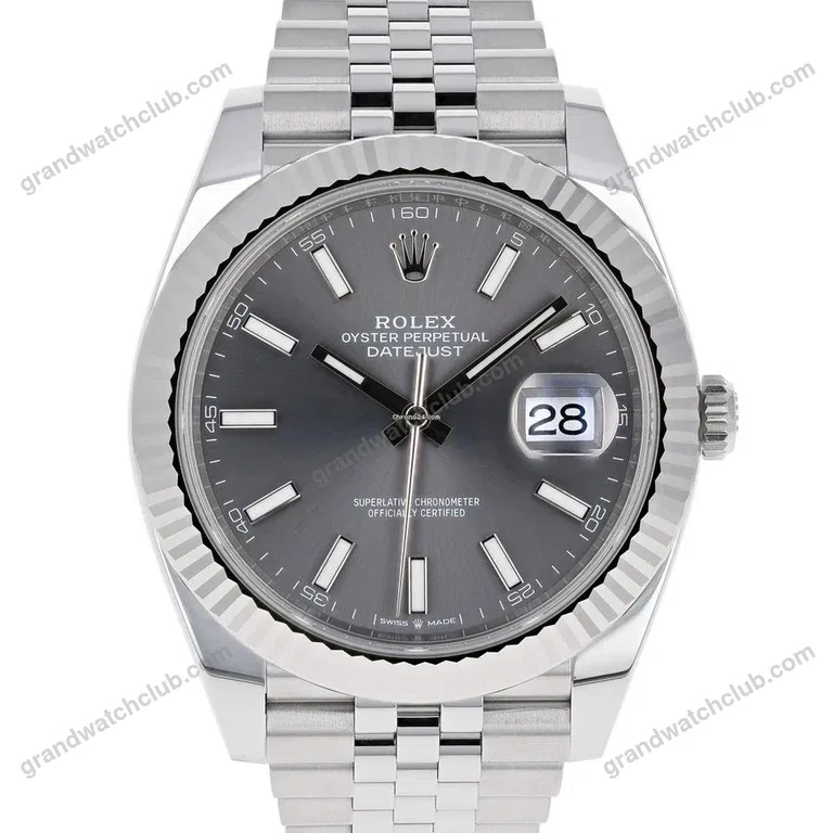Super Clone Rolex Datejust Rhodium Dial 126334 Jubilee 41 mm