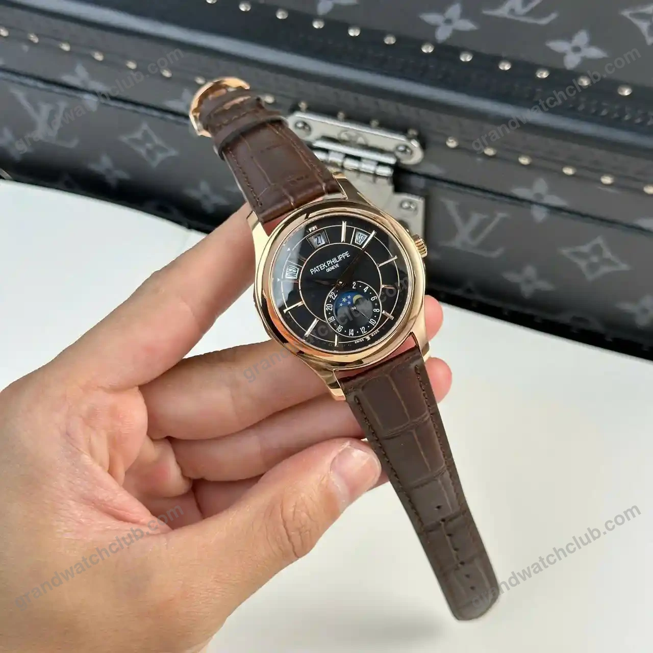 Super Clone Patek Philippe Steel — dial close-up