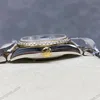 Super Clone Rolex Datejust Gold Dial SRL40 36 mm — case and bezel