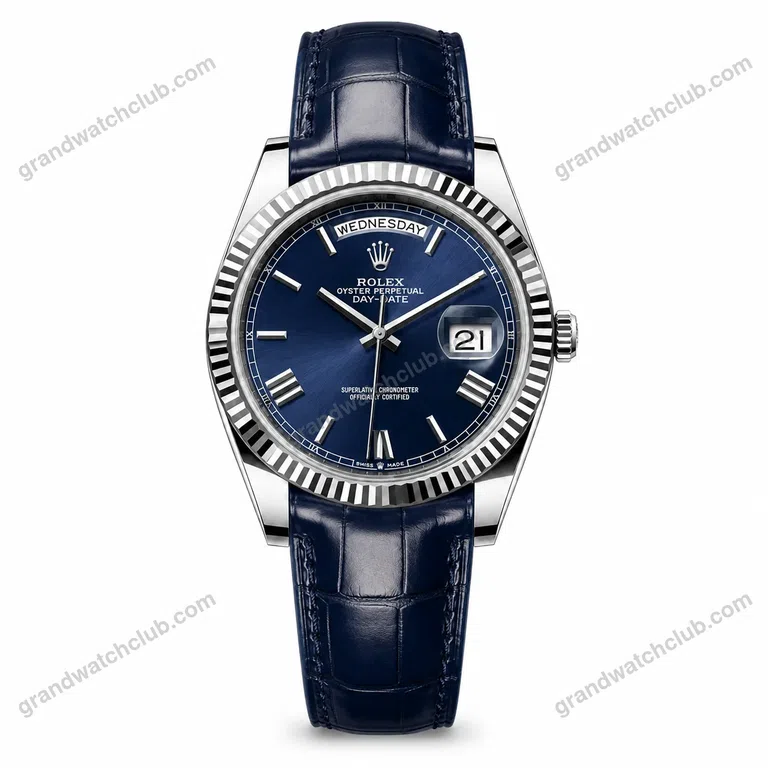 Super Clone Rolex Day-Date Blue Dial 621490 35 mm – Swiss SuperClone