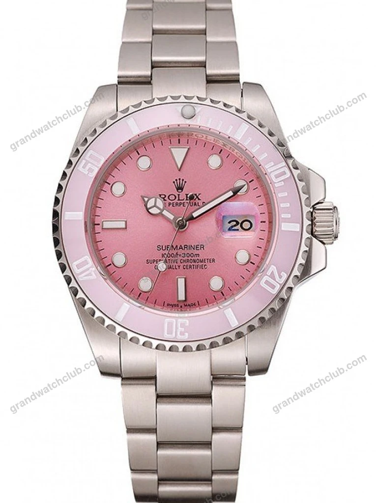 Super Clone Rolex Submariner Pink Dial 1453980