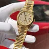 Super Clone Rolex Day-Date Diamond-Paved Dial 128238-0051 36 mm β case and bezel