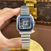 Super Clone Cartier Santos Large Skeleton WHSA0026 39mm — bracelet detail