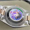 Super Clone Rolex Datejust Slate Roman Dial 126331-0015 41 mm β on leather display