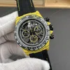 Super Clone Rolex Cosmograph Daytona DIW Yellow Carbon Skeleton 116500LN – Swiss SuperClone - photo 8