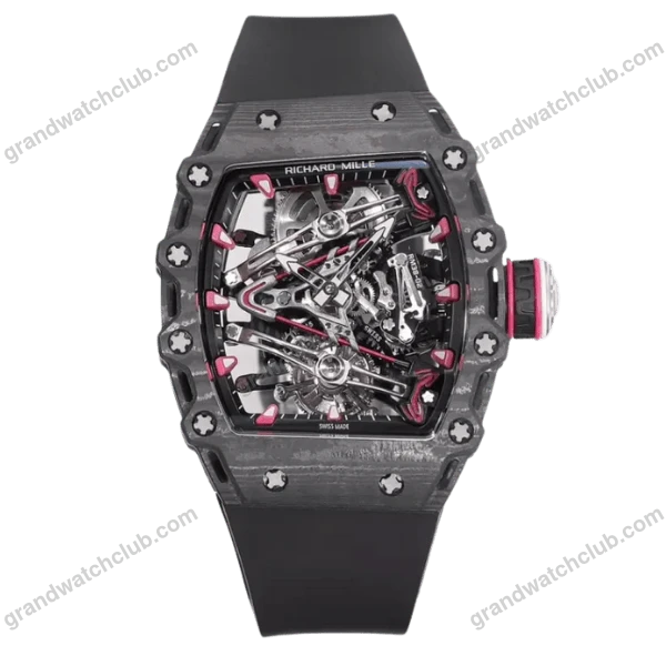 Super Clone Richard Mille RM 38-02 Richard Mille Bubba Watson Tourbillon 42mm Carbon