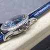 Super Clone Patek Philippe Complications 5961P-001 40mm Blue Dial Steel — case and bezel