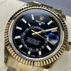 Super Clone Rolex Sky-Dweller Bright black Dial 336938 — side profile