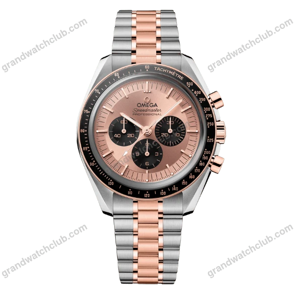 Super Clone Omega Speedmaster Moonwatch Professional 310.20.42.50.99.001 42mm Demi Rose Gold