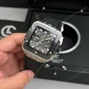 Super Clone Hublot Square Bang Unico 821.NM.0170.RX 821NM0170RX 42mm Titanium Ceramic — dial close-up
