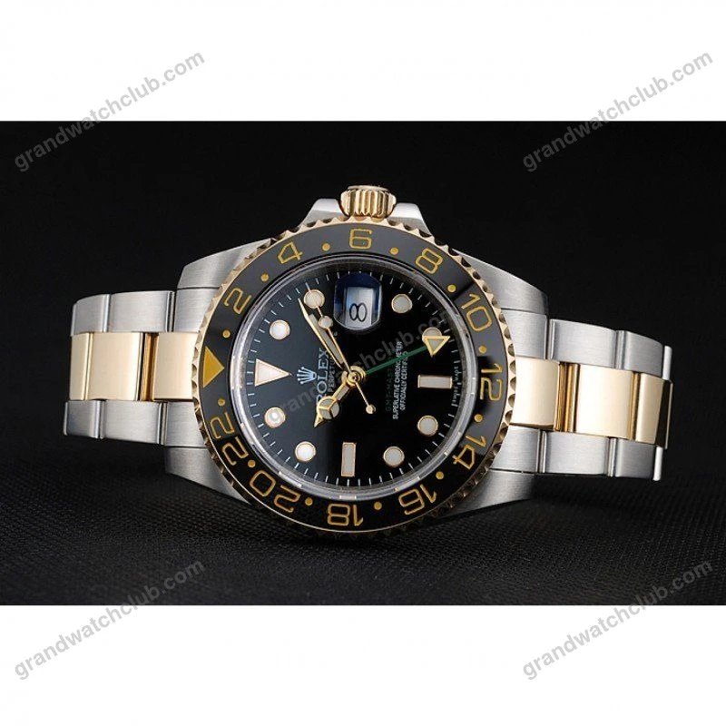 Super Clone Rolex GMT-Master II Black Dial 80295 — side profile