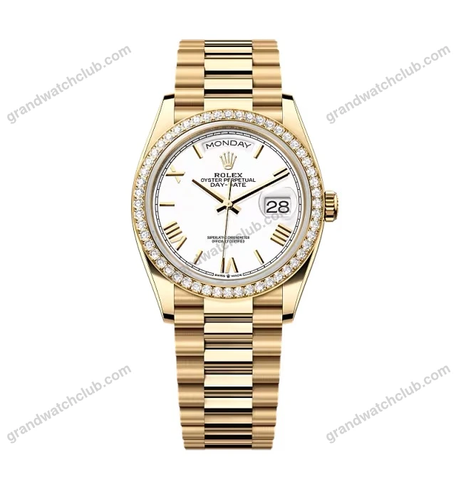 Super Clone Rolex Day-Date White Dial 128348rbr-0064 36 mm