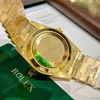Super Clone Rolex Day-Date Green Dial 228348RBR-0040 40 mm — case and bezel