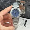 Super Clone IWC Ingenieur IW328907 Gets a Classic Blue Dial 40mm — dial close-up