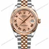 Super Clone Rolex Datejust Rosé Roman Dial 278271 Jubilee 31 mm – Swiss SuperClone