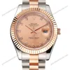 Super Clone Rolex Datejust Rose-Gold Dial REP016816 41 mm