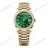Super Clone Rolex Day-Date Bright Green Diamond Dial 128348rbr-0078 36 mm