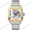 Super Clone Cartier Santos Large Skeleton WHSA0012