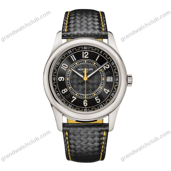 Super Clone Patek Philippe Calatrava 6007A Steel 40mm Ebony Black Dial