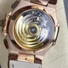 Super Clone Patek Philippe Nautilus Chronograph 5980/1AR-001 40.5mm Black Dial — side profile