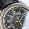 Super Clone Patek Philippe Calatrava 6007A Steel 40mm Ebony Black Dial — on leather display