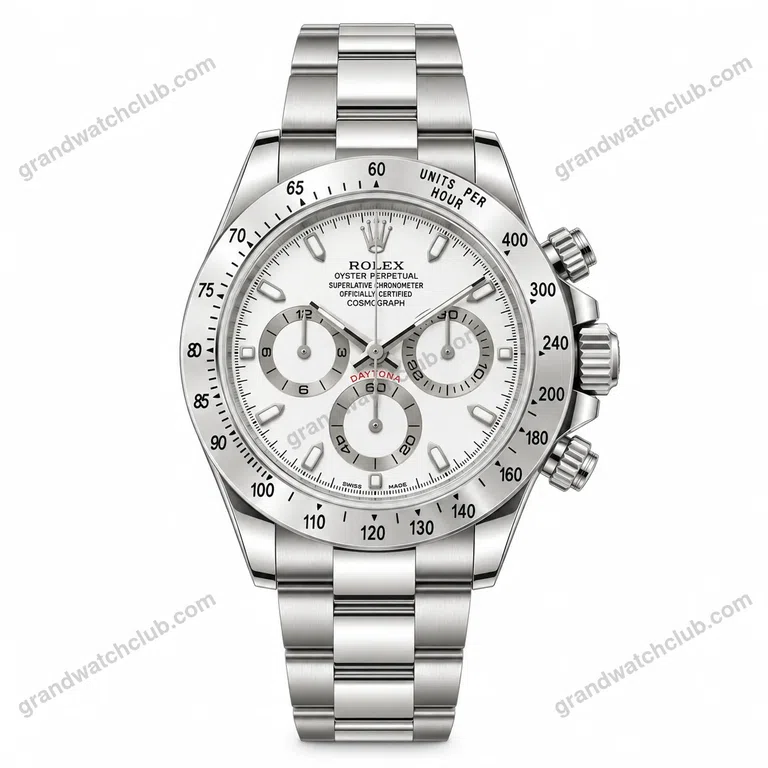 Super Clone Rolex Daytona White Dial 116520 – Swiss SuperClone