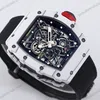 Super Clone Richard Mille RM 35-01 Richard Mille Rafa Cacbon NTPT Black Strap 42mm — bracelet detail