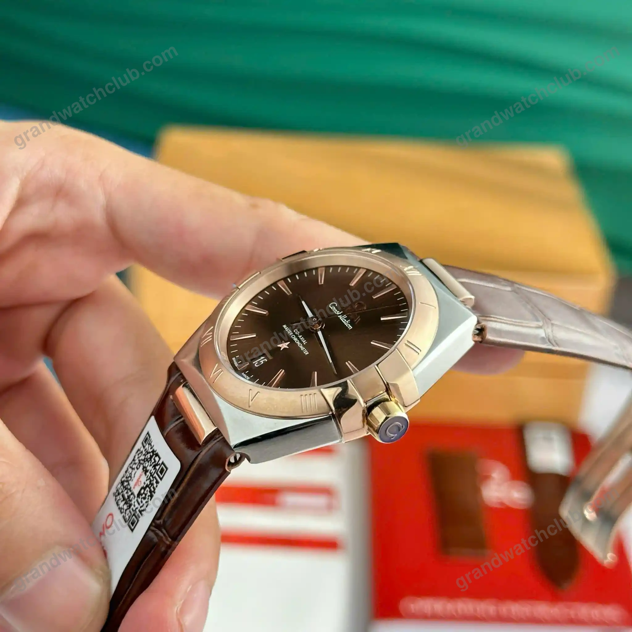 Super Clone Omega 39mm Steel β side profile