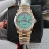 Super Clone Rolex Day-Date Turquoise Diamond Dial 128238-0071 36 mm — view 11