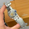 Super Clone Omega 41mm Steel — movement / caseback view