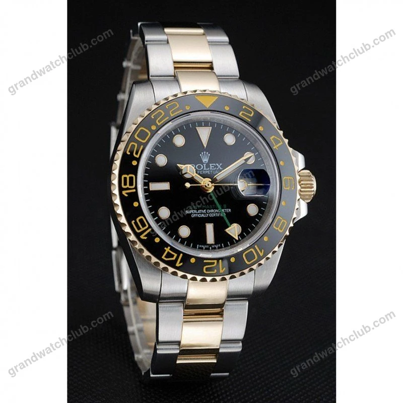Super Clone Rolex GMT-Master II Black Dial 80295 — case and bezel