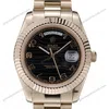 Super Clone Rolex Day-Date Black Dial 41998 40 mm