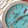Super Clone Rolex Day-Date Turquoise Dial 128235 40 mm — clasp and links