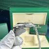 Super Clone Rolex Datejust Green Dial 126334 Jubilee 41 mm — side profile