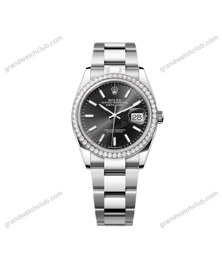 Super Clone Rolex Datejust, 31 mm, Oystersteel , Diamonds Bezel