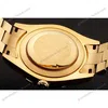 Super Clone Rolex Day-Date Black Dial 1454101 36 mm — movement / caseback view