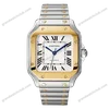 Super Clone Cartier Santos De Cartier Two Tone W2SA0006 35.5mm
