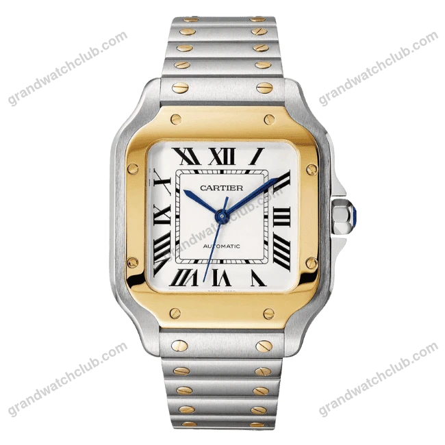Super Clone Cartier Santos De Cartier Two Tone W2SA0006 35.5mm