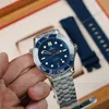 Super Clone Omega Seamaster Diver 300M Co‑Axial Master Chronometer 210.32.42.20.03.001 42mm Blue Dial — dial close-up