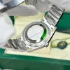 Super Clone Rolex Datejust Rhodium Dial 126334 “Wimbledon” Flutted/Oyster 41 mm — bracelet detail