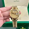 Super Clone Rolex Day-Date II Champagne Dial 228238 40 mm — dial close-up