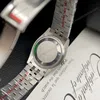 Super Clone Rolex Day-Date Blue Ombré Diamond Dial 128236-0005 36 mm — side profile