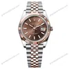 Super Clone Rolex Datejust Chocolate Dial 126331 Jubilee 41 mm
