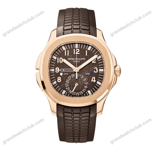 Super Clone Patek Philippe Aquanaut 5164R-001 Chocolate Embossed Arabic Aquanaut 40.8mm –