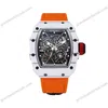 Super Clone Richard Mille RM 35-01 Richard Mille Rafa Cacbon NTPT Orange Strap 42mm