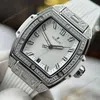 Super Clone Hublot Spirit Of Big Bang Titanium White Diamonds 665.NE.2010.LR.1604 — side profile